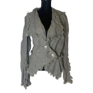 Vivienne Westwood Anglomania Linen Pirate Blazer Jacket